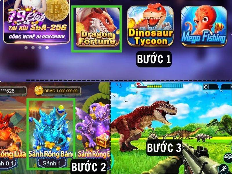 cac buoc don gian de nguoi choi hoa than thanh tho san rong tai 79club